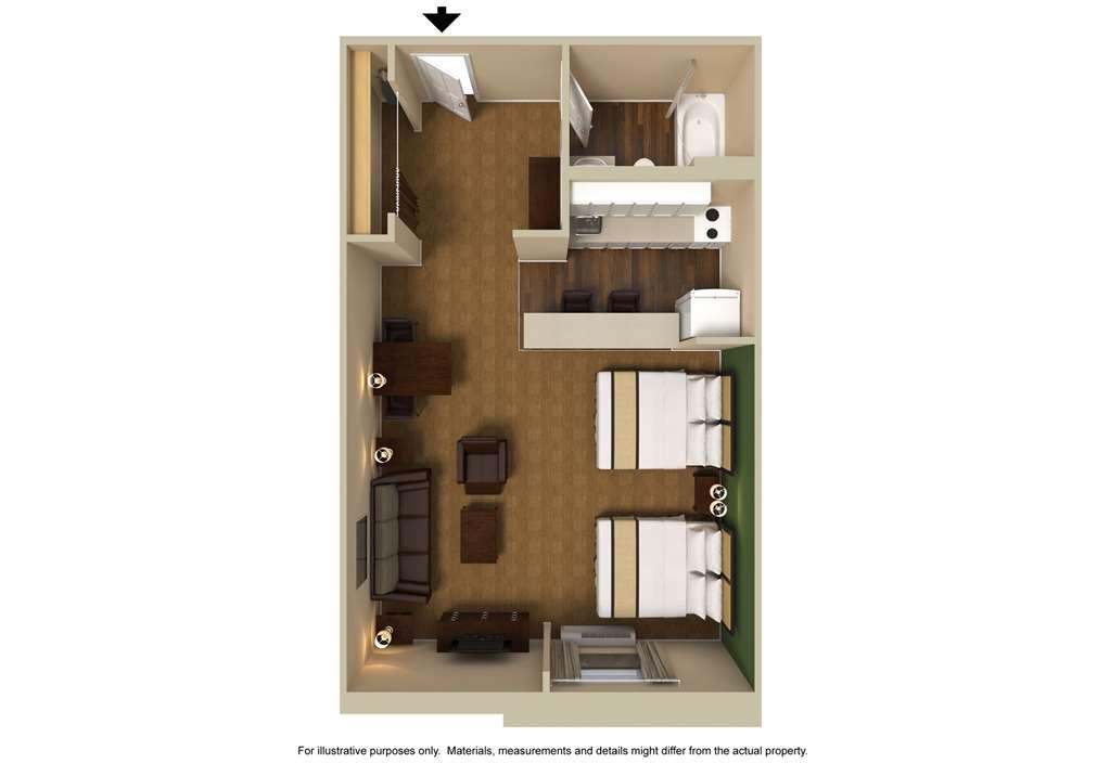 Extended Stay America Suites - Chicago - Lombard - Yorktown Center Oda fotoğraf